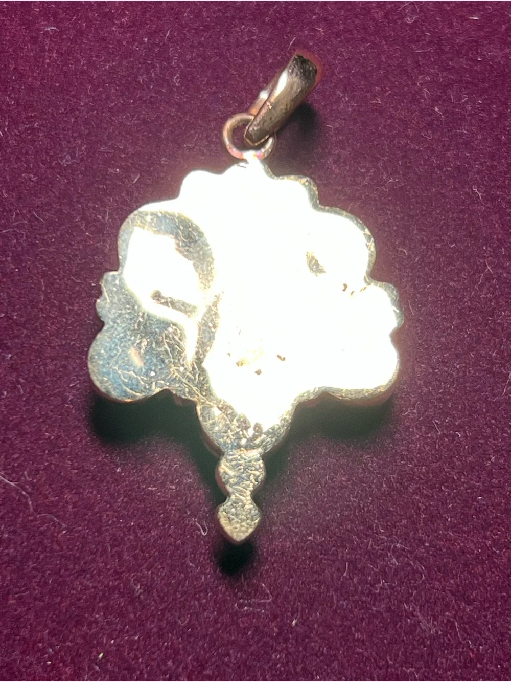 Exquisite Kingman Turquoise Butterfly Pendant set in Solid Copper with 5  Stones